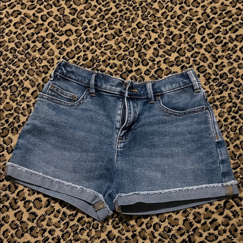 Crewcut Girls Size 10 Denim Rolled-Hem Shorts